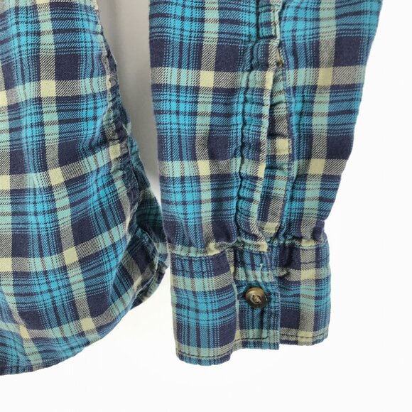 Eddie Bauer Classic Fit Button Up Shirt Women's Small Plaid 100% Cotton Outdoor - Picture 6 of 12